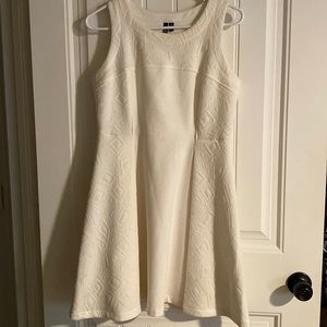 NWOT cream dress Petite MEDIUM